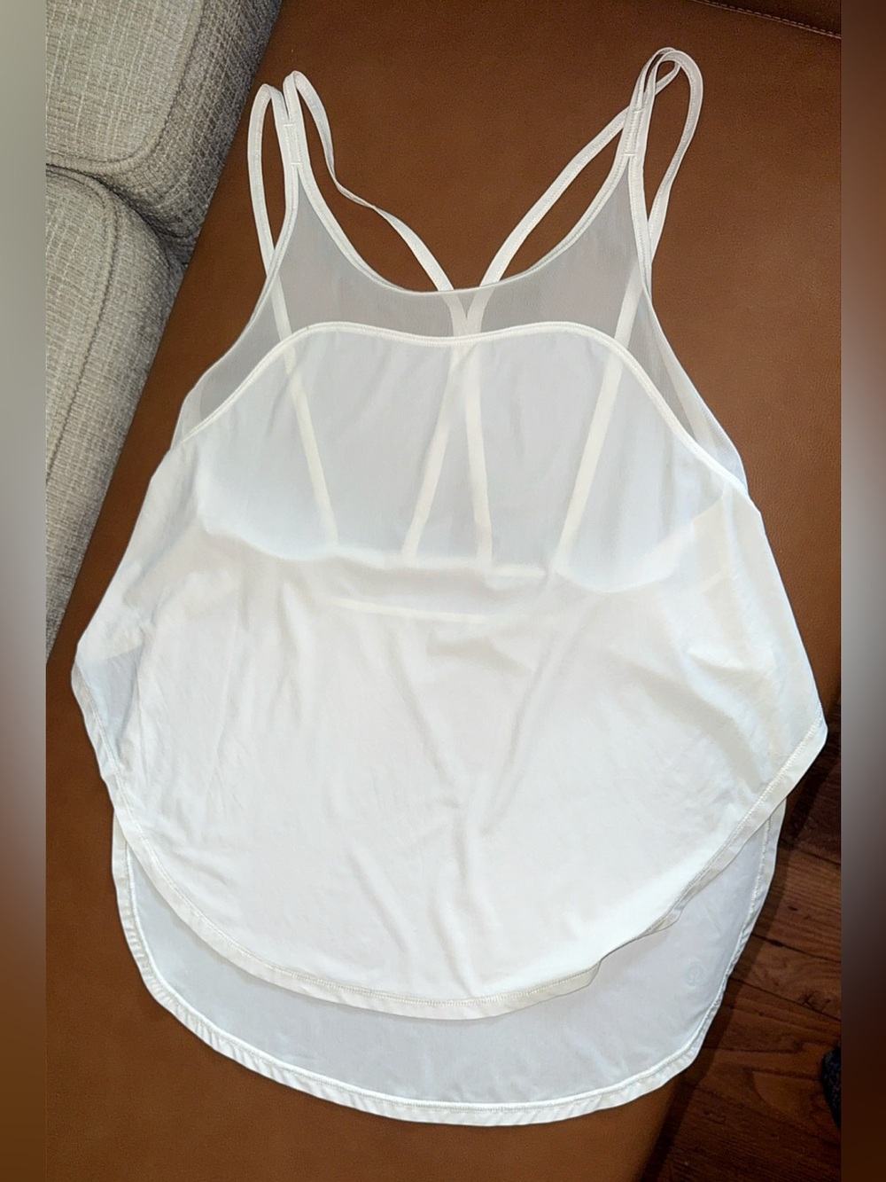 Pristine excellent Lululemon anew singlet in white Size: 6 - Picture 5 of 10